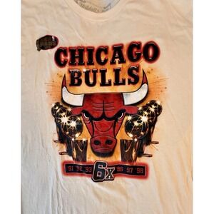 Mitchell & Ness Chicago Bulls 6X Champions Hardwood Classics Shirt XL Jordan Era